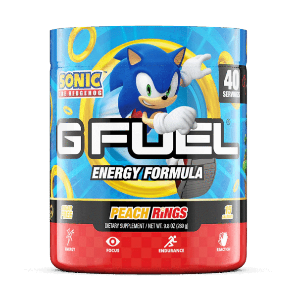 GFUEL Sonic Peach Rings
